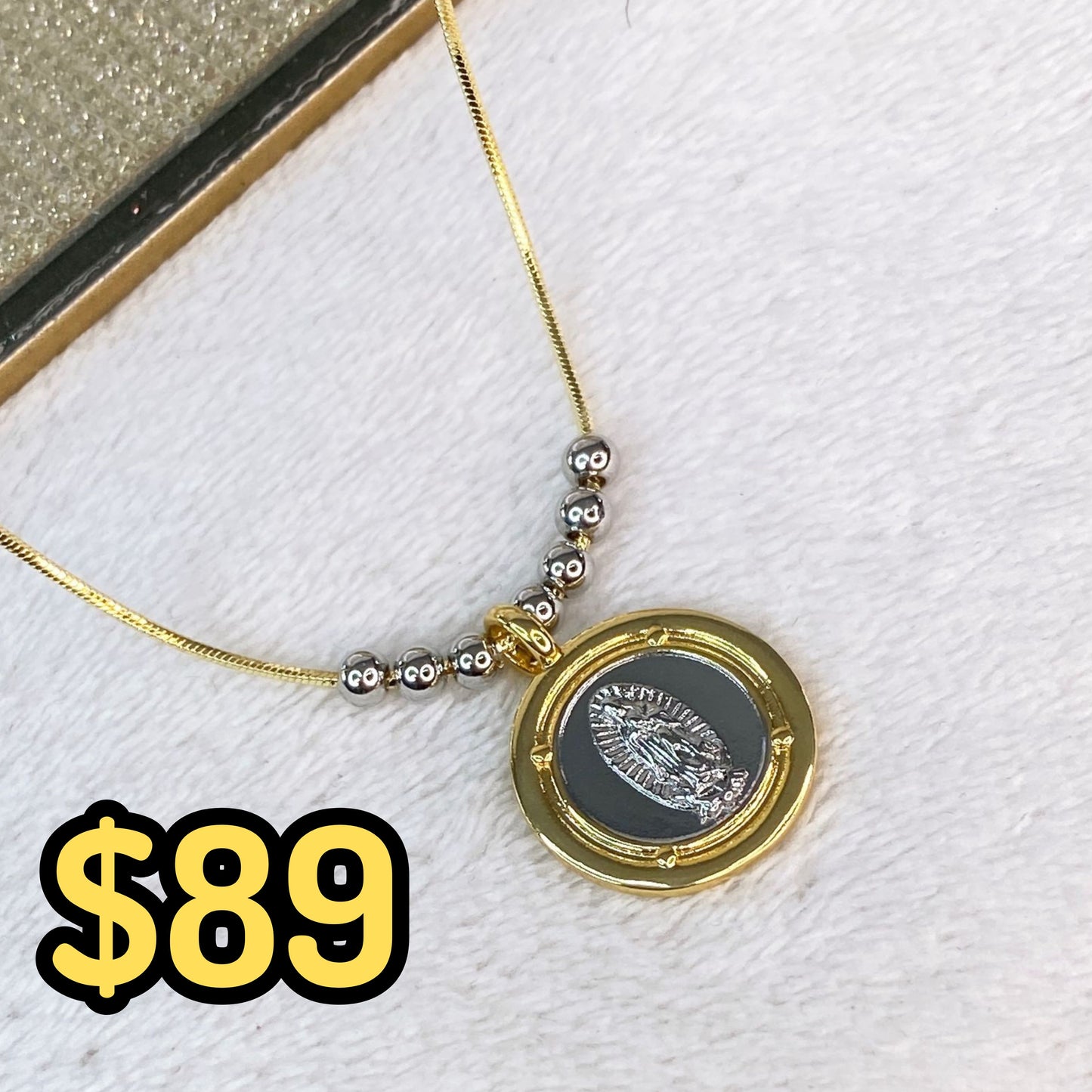 Collar de Chapa de Oro CC2255-1