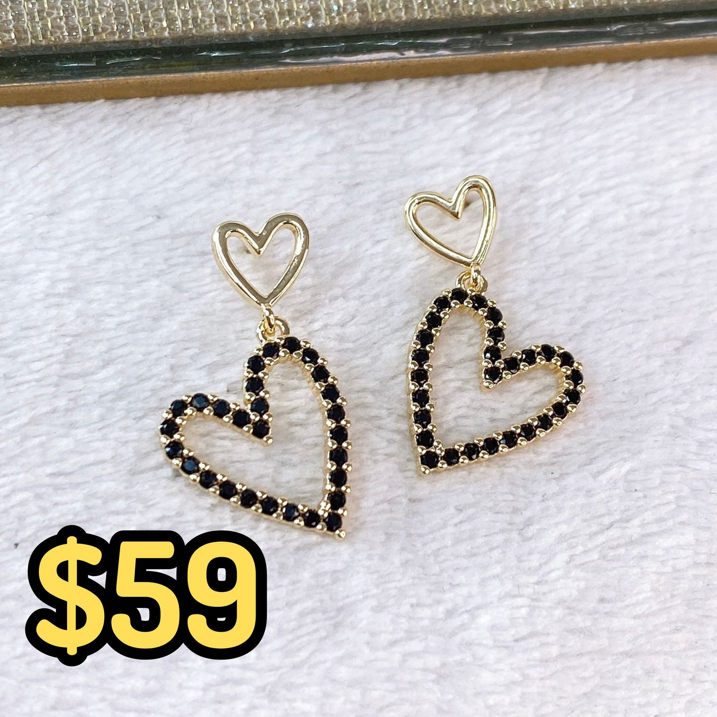 Arete de Chapa de Oro COA2168-2