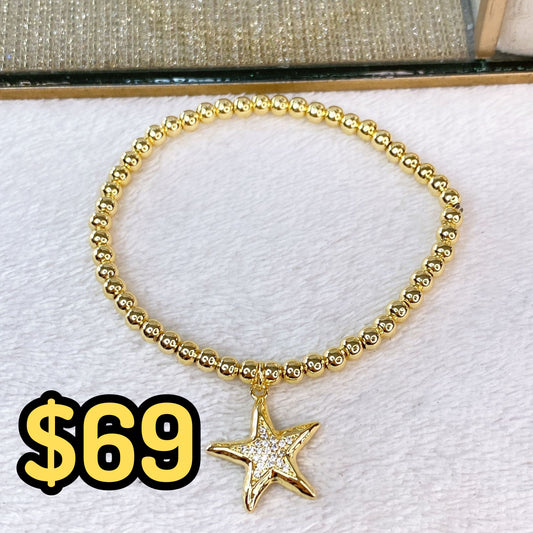 Pulsera de Chapa de Oro COP1619-1