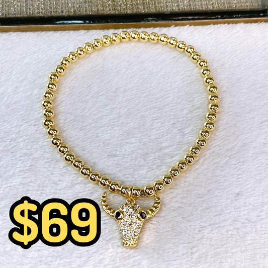 Pulsera de Chapa de Oro COP1620-1