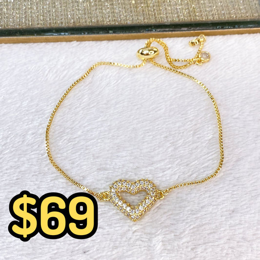 Pulsera de Chapa de Oro COP1622-1