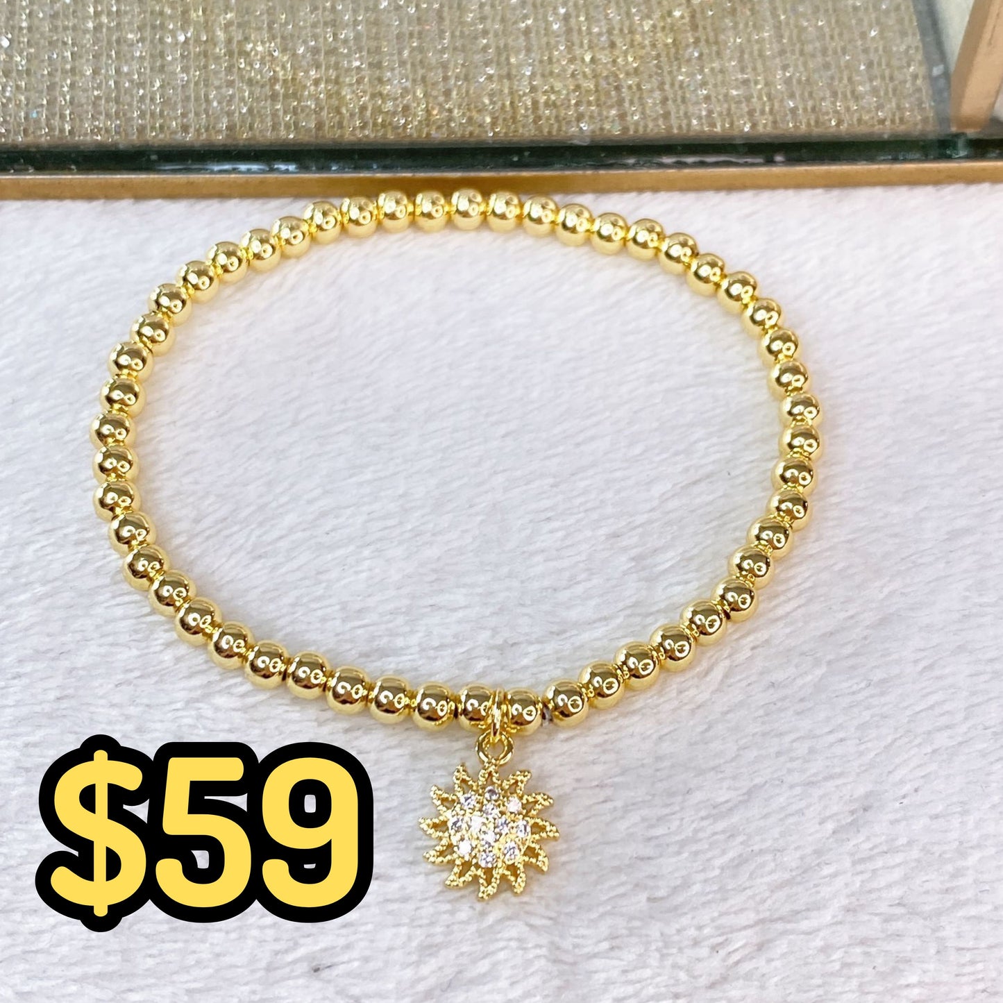 Pulsera de Chapa de Oro COP1621-1