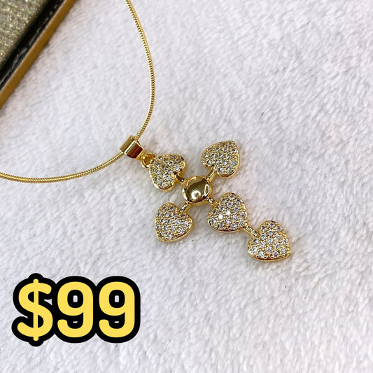 Collar de Chapa de Oro CC2277-1