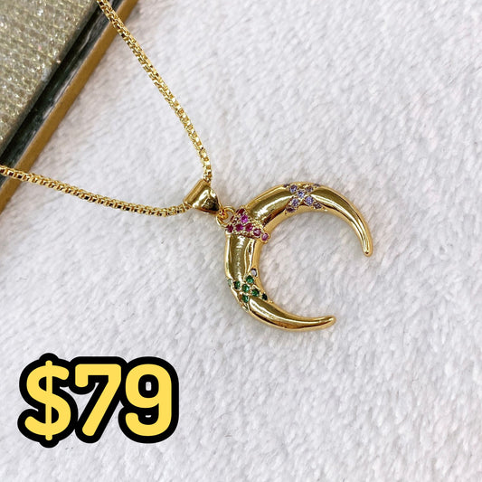 Collar de Chapa de Oro CC2279-1