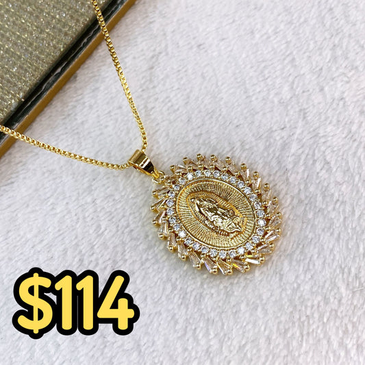 Collar de Chapa de Oro CC2281-1