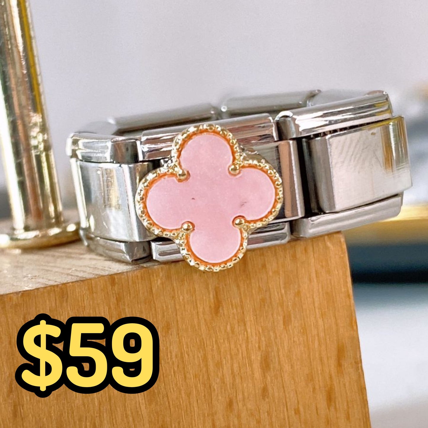 Anillo Italiano de Acero Inoxidable Ajustable RAI1071-2