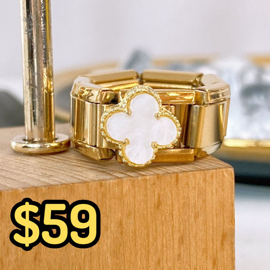 Anillo Italiano de Acero Inoxidable Ajustable RAI1073-1