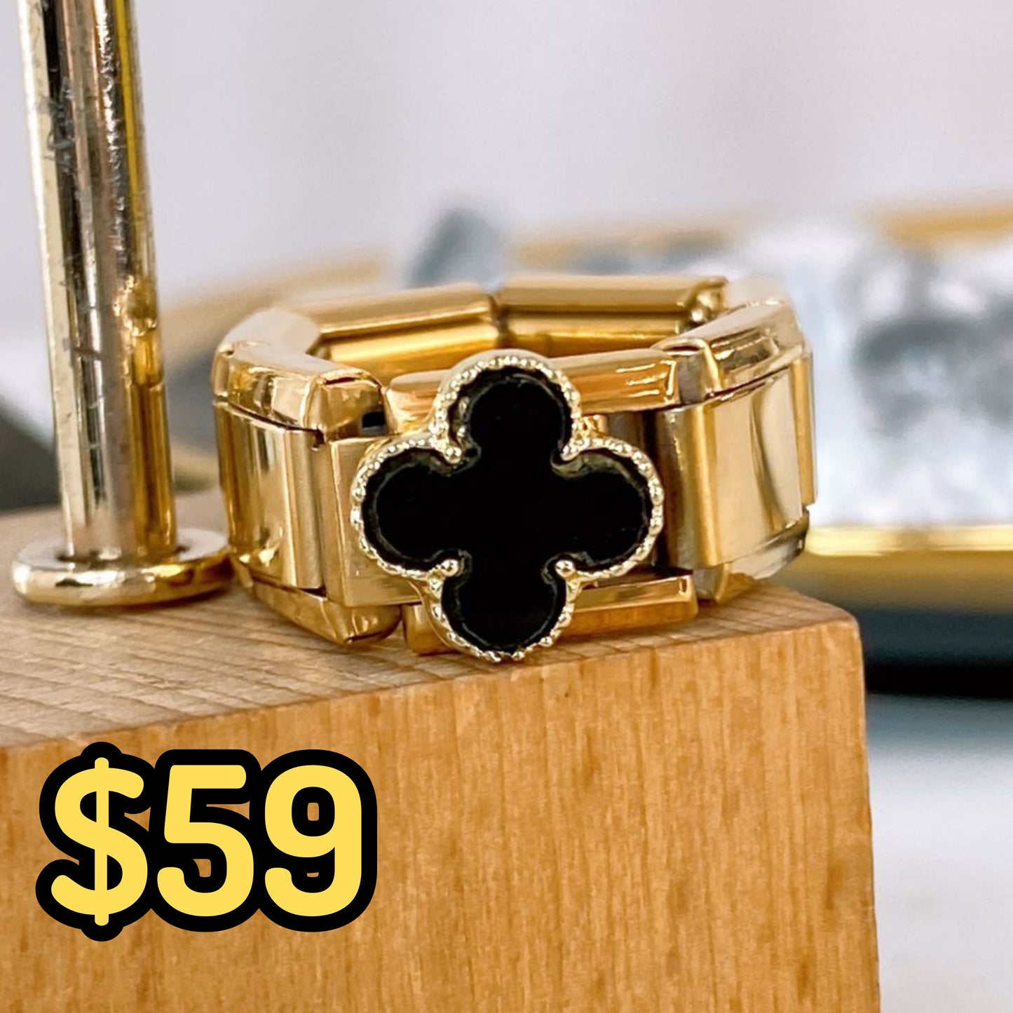 Anillo Italiano de Acero Inoxidable Ajustable RAI1074-1