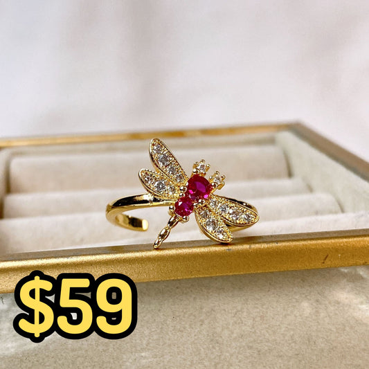 Anillo de Chapa de Oro Ajustable ACO1515-1