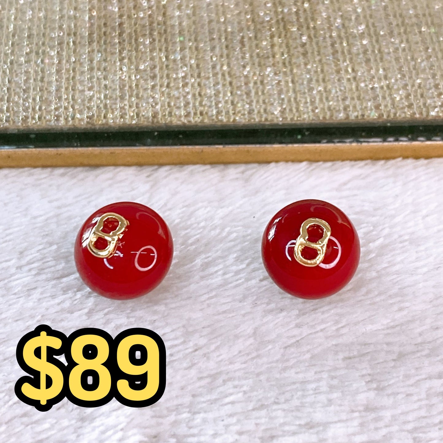 Arete de Chapa de Oro COA2371-1