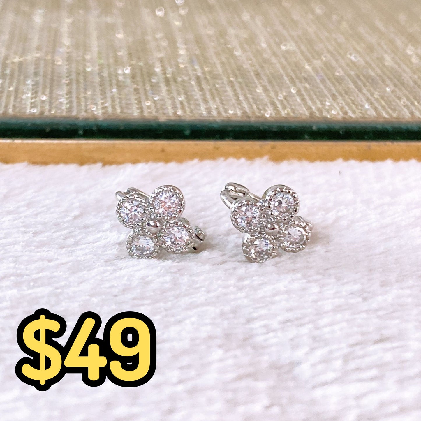 Arete de Chapa de Oro COA2374-2