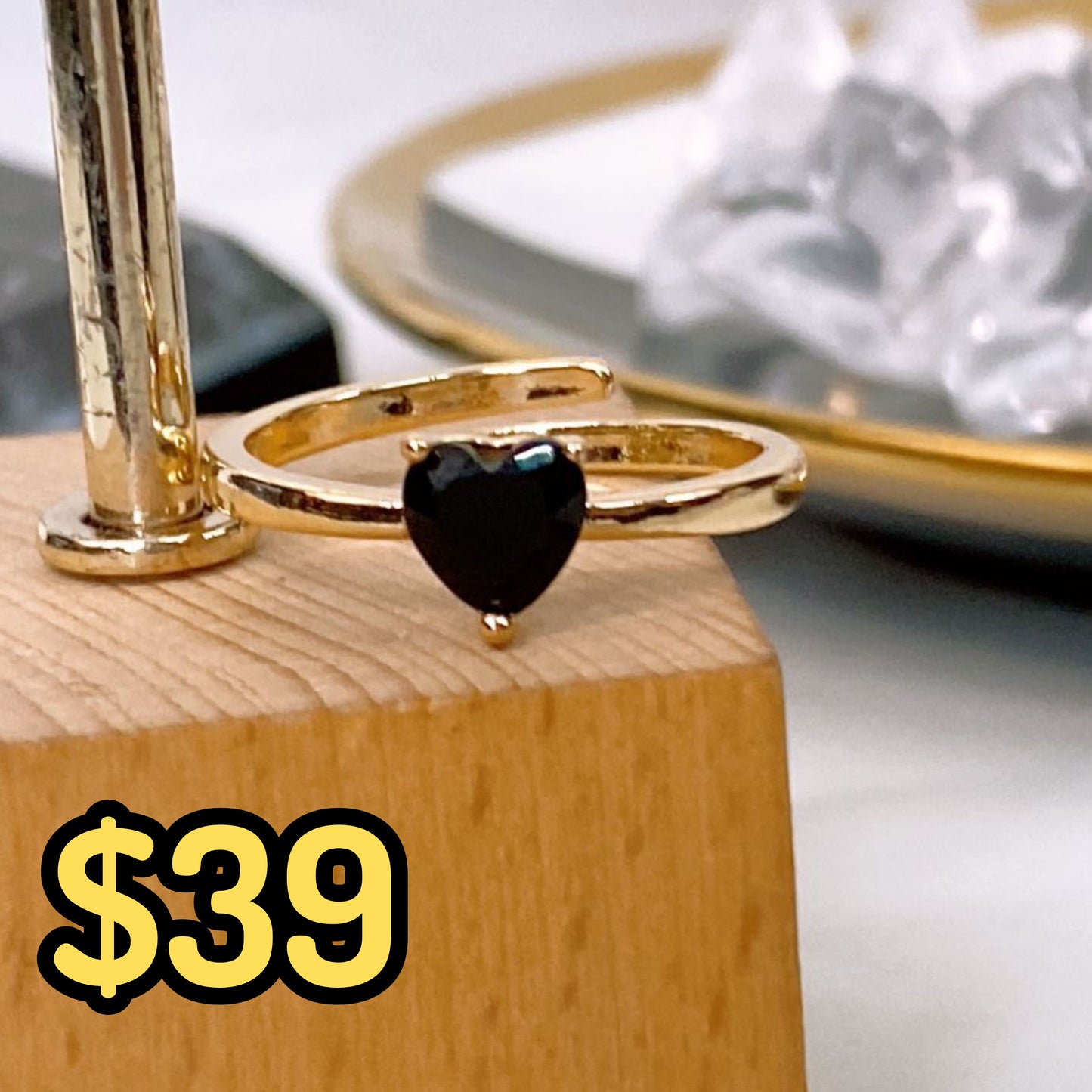 Anillo de Chapa de Oro Ajustable ACO1536-1