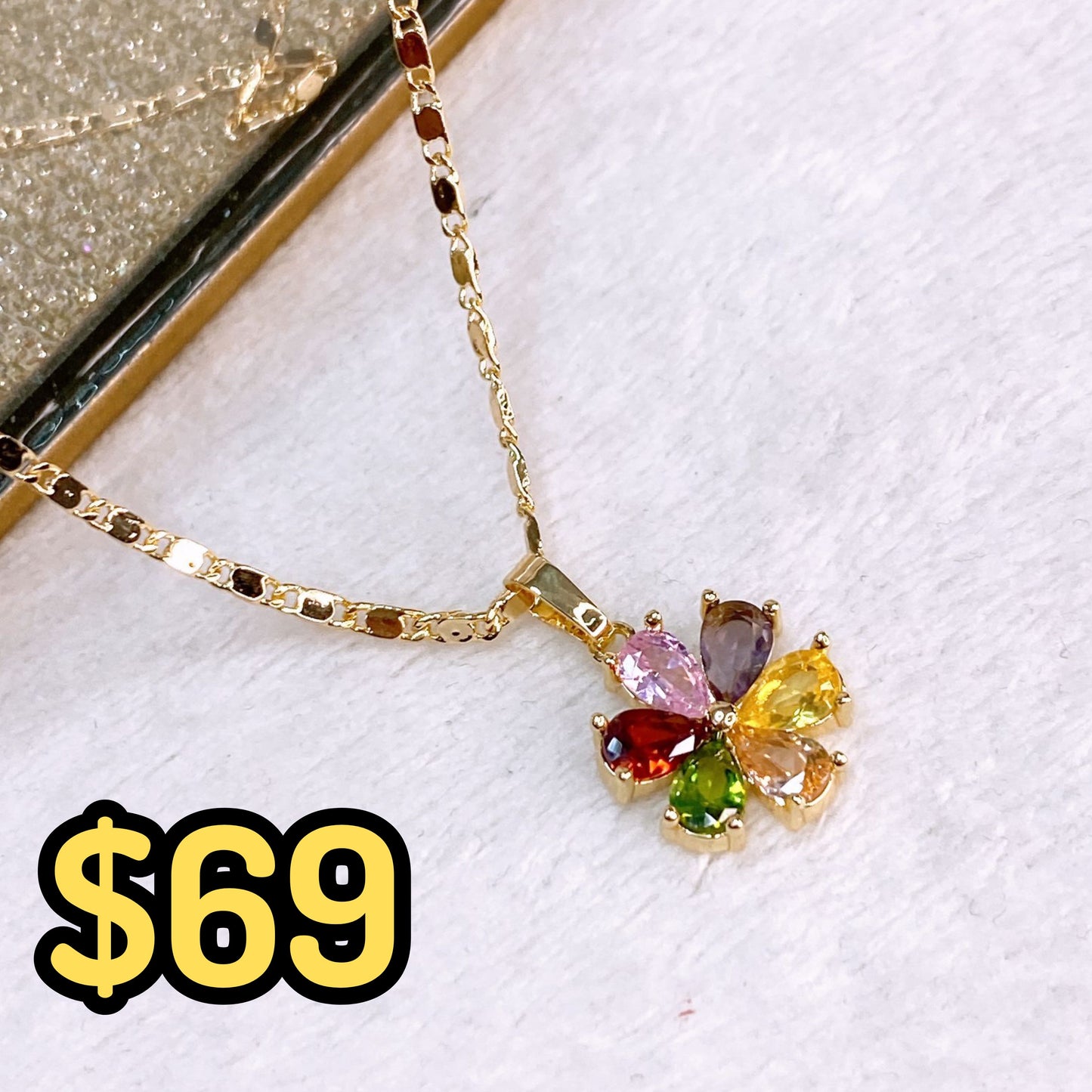 Collar de Chapa de Oro CC2321-1