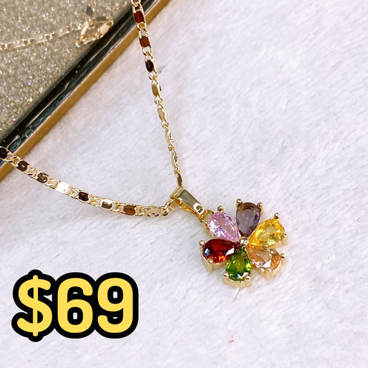 Collar de Chapa de Oro CC2321-1