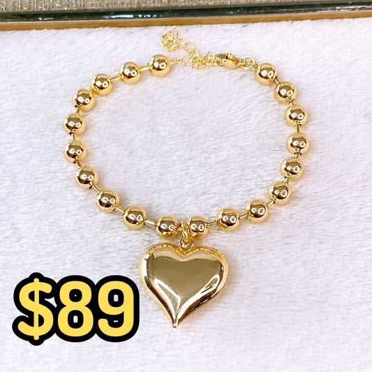 Pulsera de Chapa de Oro COP1639-1