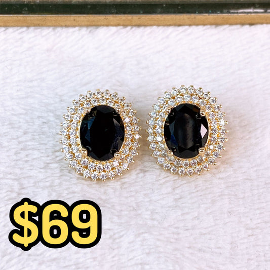 Arete de Chapa de Oro COA2385-2