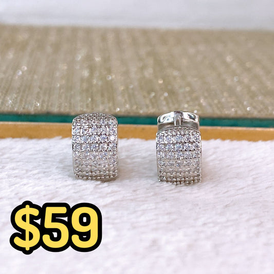 Arete de Chapa de Oro COA2388-2