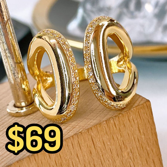 Anillo de Chapa de Oro Ajustable ACO1546-1