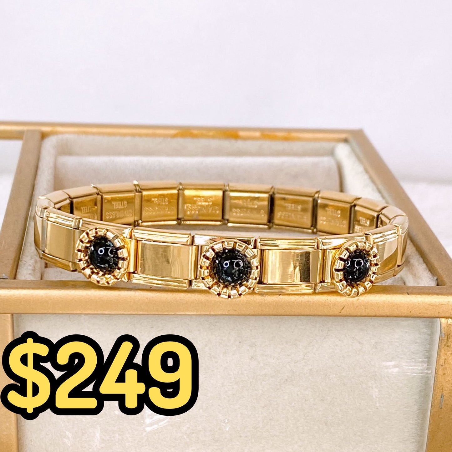 Pulsera Italiana de Acero Inoxidable PAI1234-1
