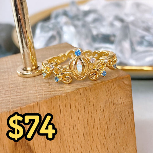 Anillo de Chapa de Oro Ajustable ACO1585-1