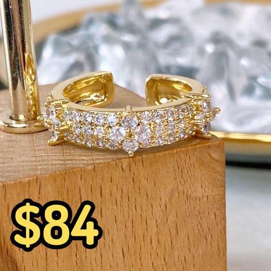 Anillo de Chapa de Oro Ajustable ACO1595-1