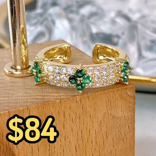 Anillo de Chapa de Oro Ajustable ACO1595-5