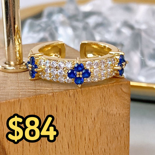 Anillo de Chapa de Oro Ajustable ACO1595-6