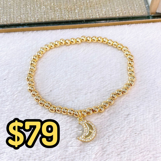 Pulsera de Chapa de Oro COP1703-1