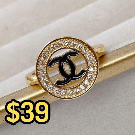 Anillo Chapa de Oro Talla #7 ACO1600-7