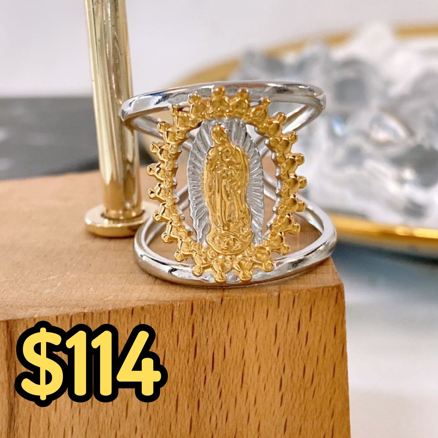 Anillo de Acero Inoxidable Ajustable RAI1143-3