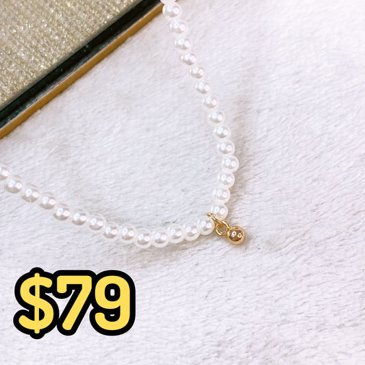 Collar de Perlas de Imitación CB888-1