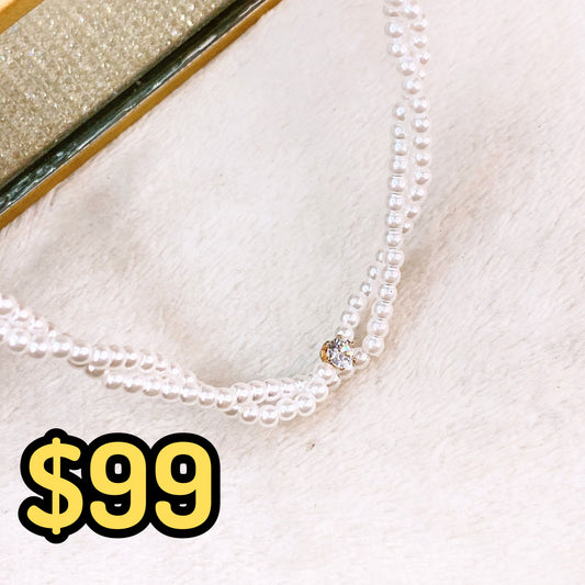 Choker de Perlas de Imitación CB891-1