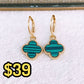 Arete de Chapa de Oro COA2452-3