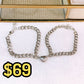 Pulseras de Parejas de Aleación PB794-2