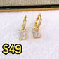 Arete de Chapa de Oro COA2494-1