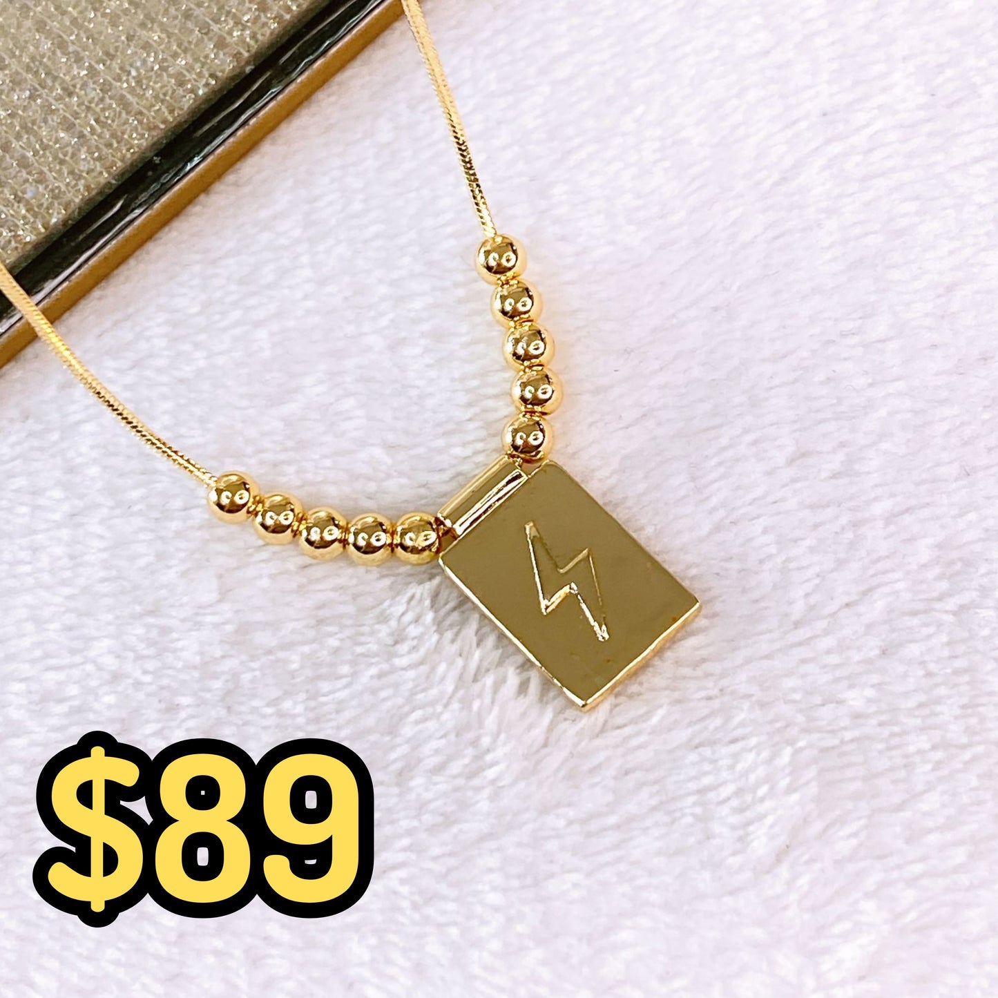 Collar de Chapa de Oro CC2416-1