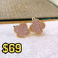 Arete de Chapa de Oro COA2533-3
