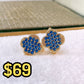 Arete de Chapa de Oro COA2533-6