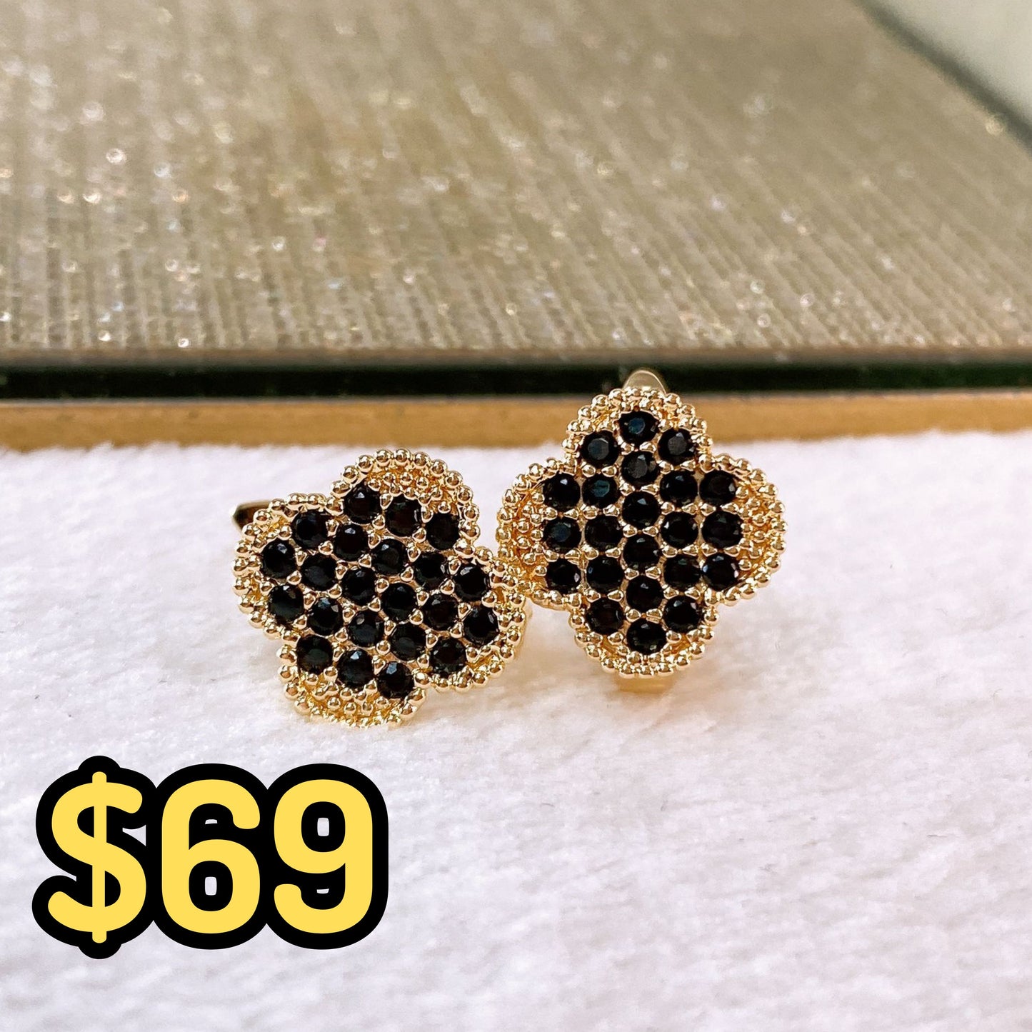 Arete de Chapa de Oro COA2533-2
