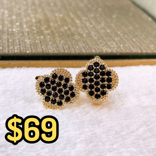 Arete de Chapa de Oro COA2533-2