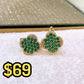 Arete de Chapa de Oro COA2533-5