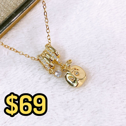 Collar de Chapa de Oro CC2418-5