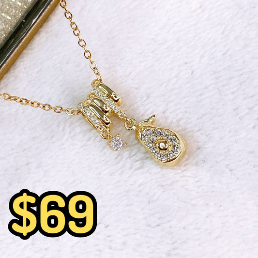 Collar de Chapa de Oro CC2418-2