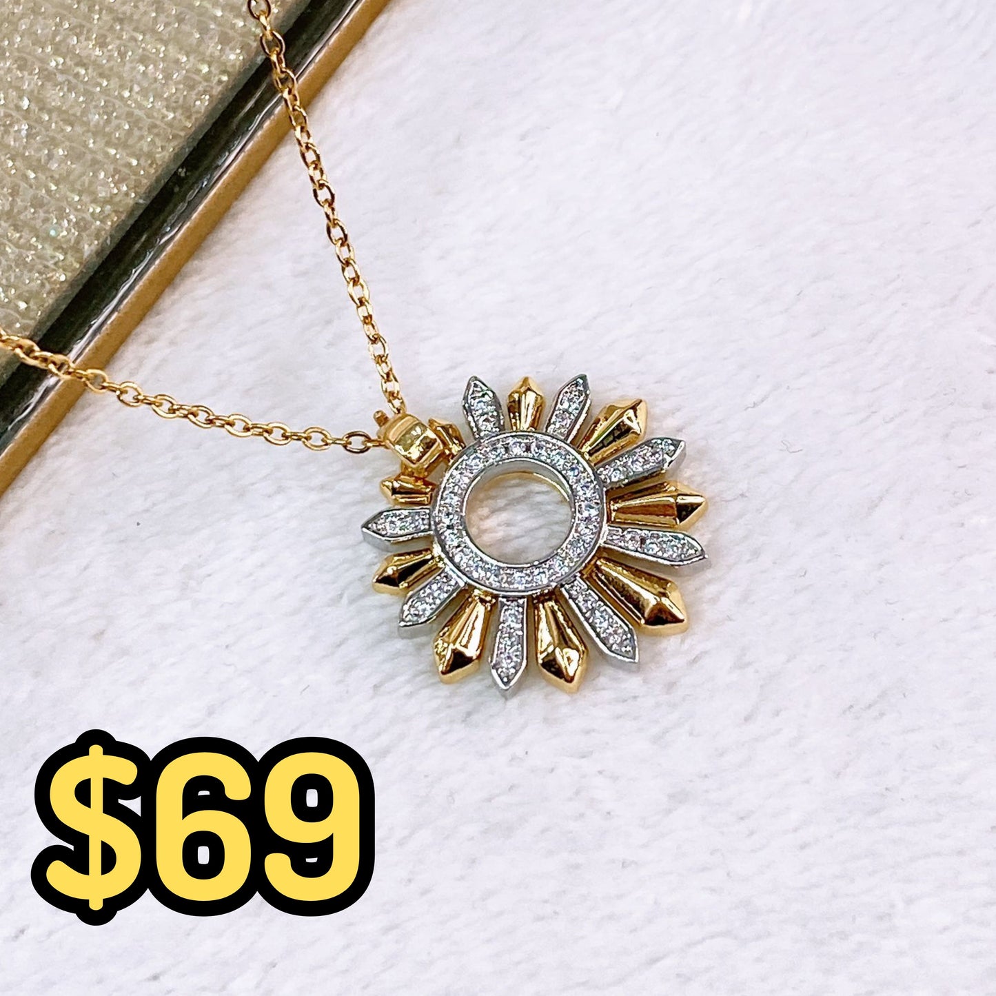 Collar de Chapa de Oro CC2419-1
