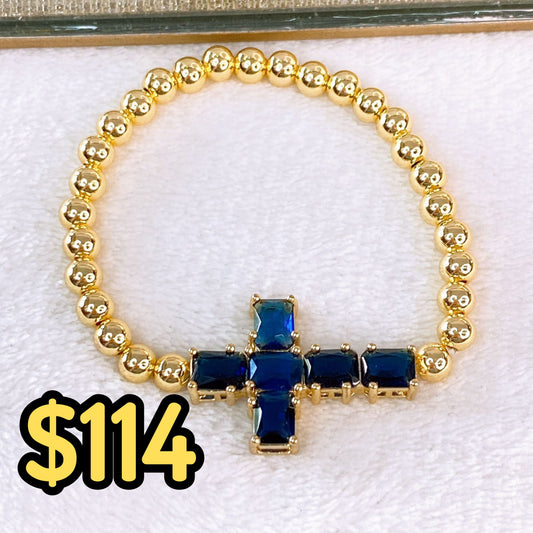 Pulsera de Chapa de Oro COP1720-1