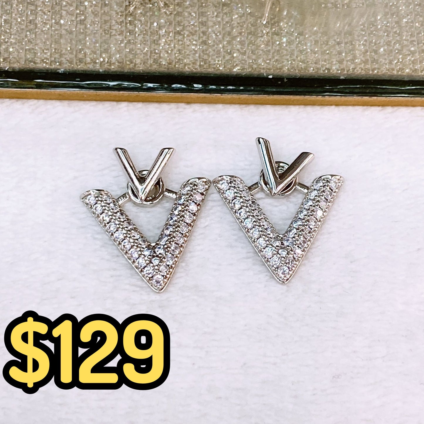 Arete de Chapa de Oro COA2544-2
