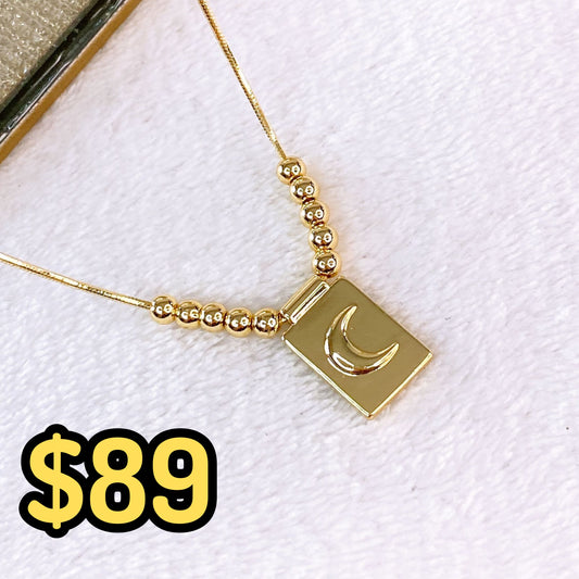 Collar de Chapa de Oro CC2427-1