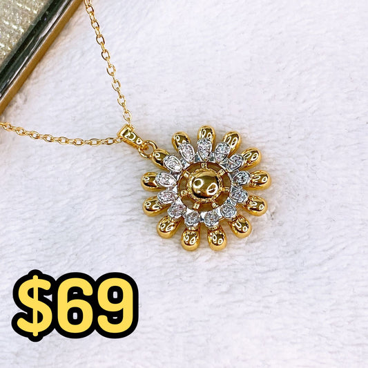 Collar de Chapa de Oro CC2419-2