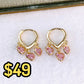 Arete de Chapa de Oro COA2548-3