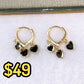 Arete de Chapa de Oro COA2548-5